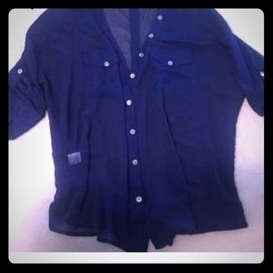 Black Rainn sheer top